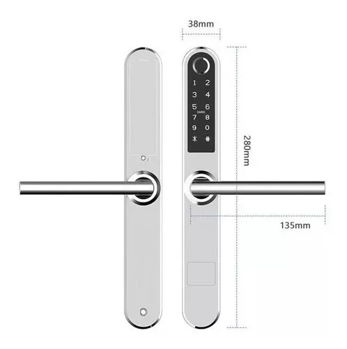 [KA.CD9001] CERRADURA DIGITAL PARA PUERTA CAJA ANGOSTA PUERTA ALUMINIO