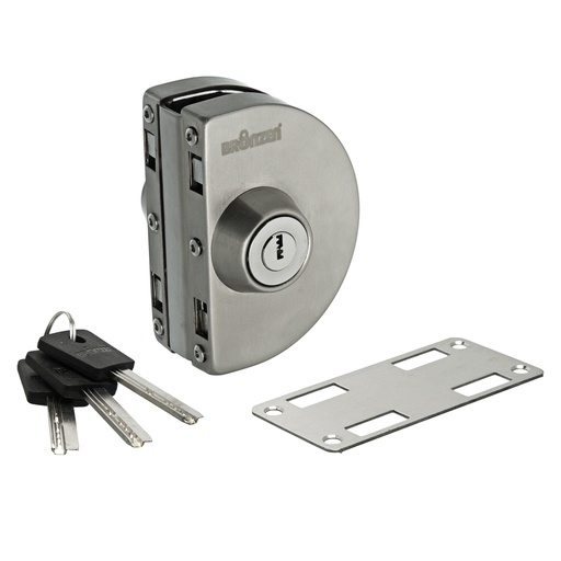 [BR.B-209] CERROJO ESFERICO (VIDRIO-PARED)  (LLAVE-LLAVE) x1u.