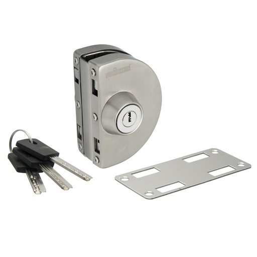 [BR.B-208] CERROJO ESFERICO (VIDRIO-PARED)  (LLAVE-PERILLA) x1u.