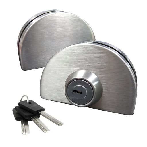 [BR.B-199] CERROJO ESFERICO (VIDRIO-VIDRIO)  (LLAVE-LLAVE) x1u.