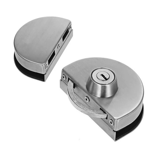 [BR.B-200] CERROJO ESFERICO (VIDRIO-VIDRIO)  (SOLO LLAVE) x1u.