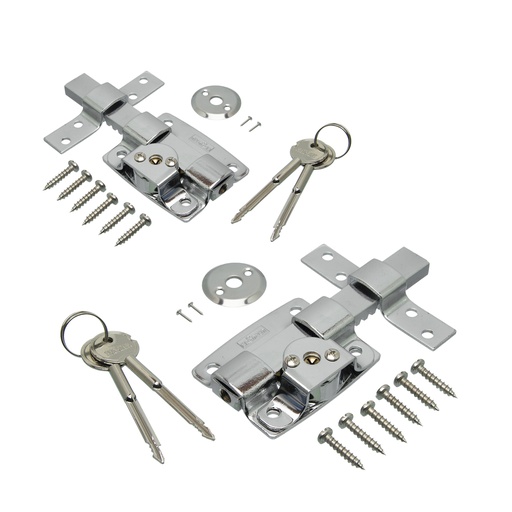 [ML.388] CERROJO LLAVE CRUZ HERMANADO x2u. CON IGUAL COMBINACIÓN