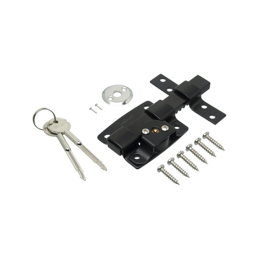 [BR.805-N] CERROJO LLAVE CRUZ NEGRO