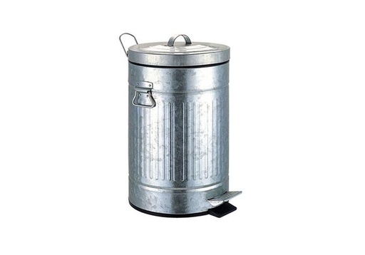 [DP.927984C] CESTO GALVANIZADO A PEDAL 12LTS