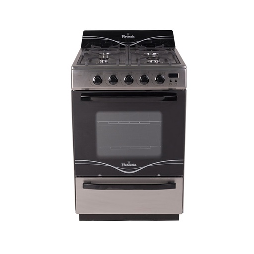 [MA.FLOR5558F-] COCINA ACERO INOXIDABLE 4 HORNALLAS LINEA FULL TOPE DE GAMA