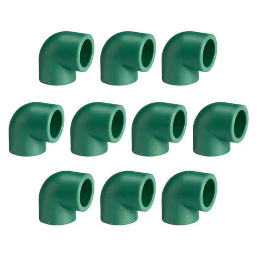 [ML.663] CODO TERMOFUSION NORMAL 90º HH 32mm PACK X 10u.