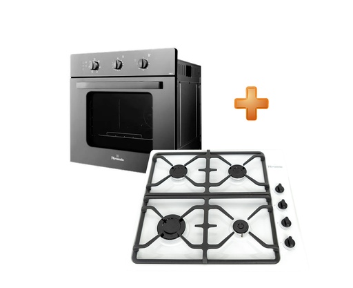 [ML.366] COMBO HORNO 7857F + ANAFE 6746B FLORENCIA