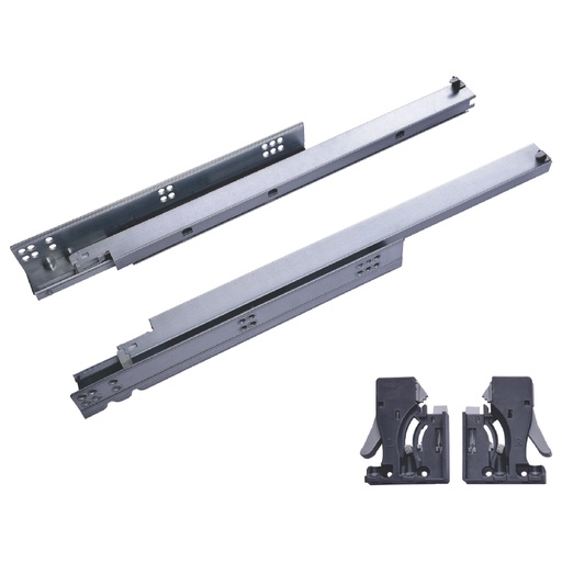 [EH.EHG0ET550] CORREDERA OCULTA 30kg C/CIERRE SUAV. 55 ZINC