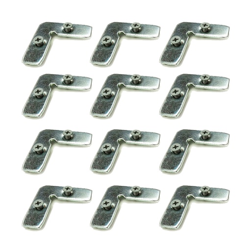 [ML.630] ESCUADRA 20/20 PARA PERFIL QUADRO ES2020 PACK X 12u.