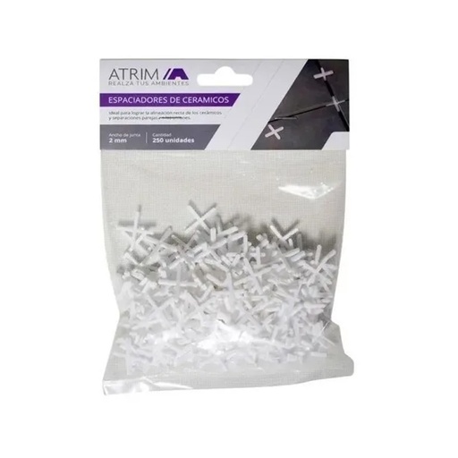 [ML.625] ESPACIADORES DE CERAMICOS 2mm x 500u.