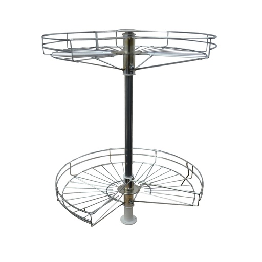 [FA.1051/C] ESQUINERO GIRATORIO CON CORTE 500mm CROMO 1051/C