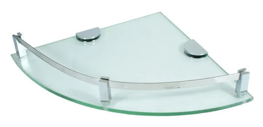 [DA.ORG0IMP57] ESQUINERO VIDRIO CRISTAL 25*25 CM C/BORDE