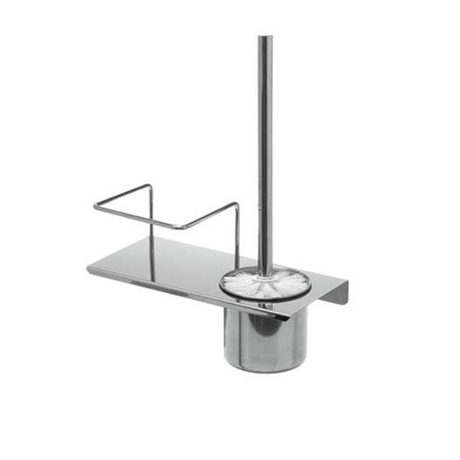 [BR.WC-700] ESTANTE CON PORTACEPILLO DE INODORO ACERO INOXIDABLE