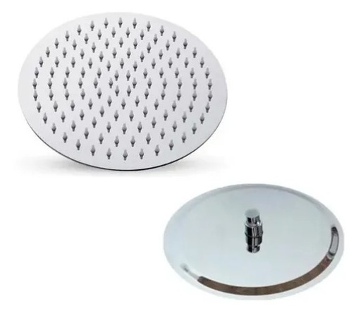 [DA.DUCH0IMP51] FLOR DE DUCHA CIRCULAR 10"" - DIAMETRO 250 MM - ACERO INOXIDAB