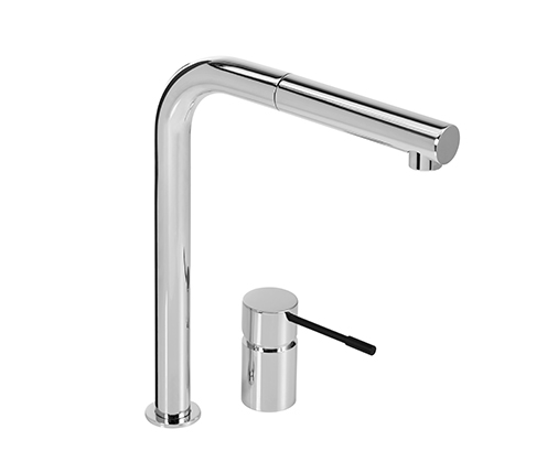 [PI.10318] GRIFERIA COCINA  KITCHEN PRO MESADA CON ROCIADOR EXTRAIBLE