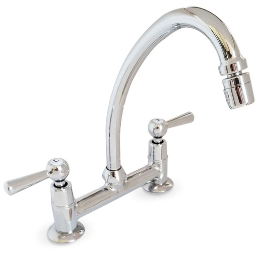 [AQ.2001] GRIFERIA COCINA DE SOBREMESADA ITATI LEVER BICOMANDO