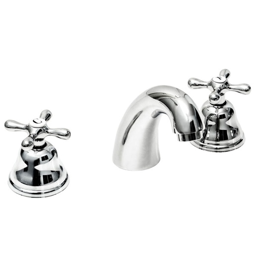 [AQ.1010] GRIFERIA LAVATORIO ITATI CRUZ BICOMANDO PICO FUNDIDO