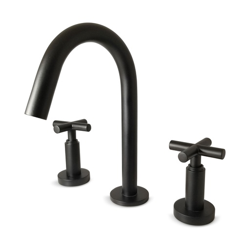 [AQ.48010] GRIFERIA LAVATORIO MESADA LAMY BLACK x1u.