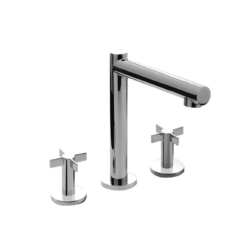 [PI.22401] GRIFERIA LAVATORIO MESADA PIAZZA GUILTY CRUZ CIERRE CERAMICO