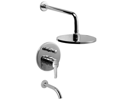 [PI.10006] GRIFERIA MONOCOMOANDO EMBLEM DE EMBUTIR C/TRANFERENCIA