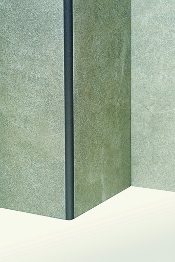 [AT.5568TXC] GUARDACANTO BULLNOSE 10mm x 2.5m ALUMINIO CONCRETO TEXTURADO