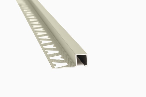 [AT.3426] GUARDACANTO QUADRA 10mm x 2.5m ALUMINIO CENIZA