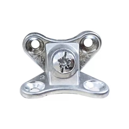 [ML.423] HERRAJE DE UNION DE 2 PIEZAS ZAMAK PACK x100u.