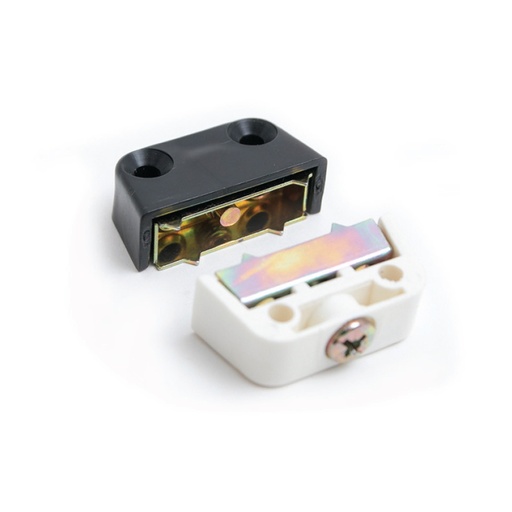 [EH.EHCOAN] HERRAJE DE UNION DE APLICAR DE DOS PIEZAS NEGRO