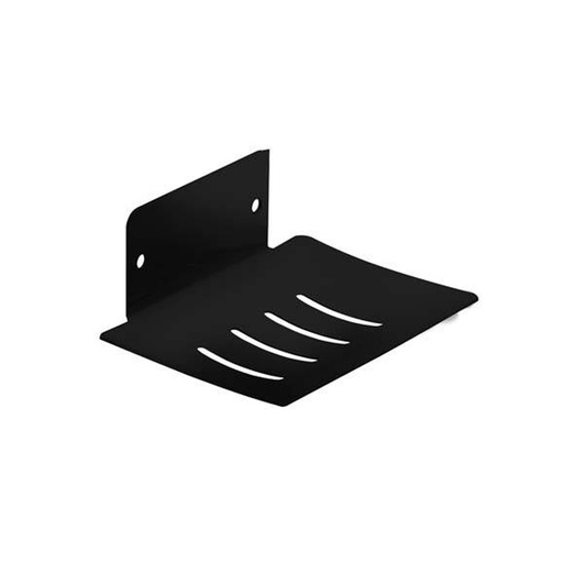 [BR.WC-401-N] JABONERA BASE PLANA RECTANGULAR 120x78x35mm NEGRA