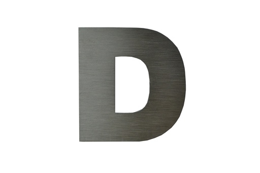 [RA.D,55] LETRA MAYUSCULA D  55 MM ACERO INOXIDABLE