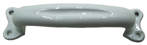 [AR.A57] MANIJA PUENTE REFORZADA 4 AGUJEROS BLANCA x1u.