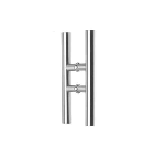[BR.BRZ-8360] MANIJON DOBLE ACERO INOXIDABLE Ø 32x600mm CENTRO 70mm