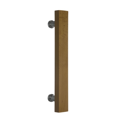 [BR.MM-7640-5] MANIJON RECTANGULAR MADERA 40x20x400mm ROBLE OSCURO
