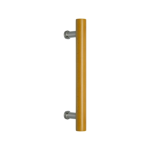 [BR.MM-7460-3] MANIJON SIMPLE MADERA Ø 38x600mm ROBLE CLARO x1u.