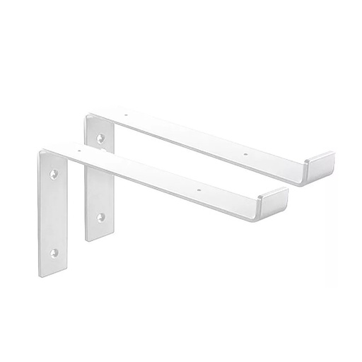 [RA.M3,25B] MENSULA L BLANCA P/ ESTANTE 250mm x1u.