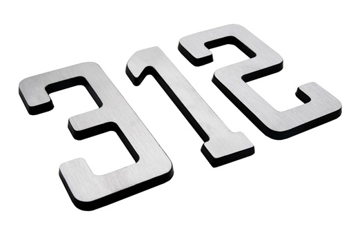 [AR.A17-3] NUMEROS RECTOS MINI N° 3 x1u.