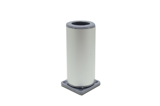 [RA.P10AL] PATA ALUMINIO ANODIZADA BASE REGULABLE 100MM