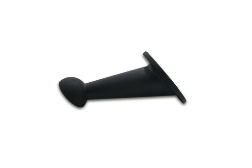 [AC.01] PATA ALUMINIO BOCHA 110mm NEGRO MATE EPOXI  x1u.