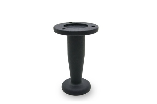 [AC.02] PATA ALUMINIO COPA 130mm NEGRO MATE EPOXI x1u.