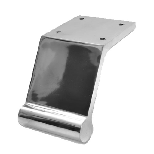 [PA.25] PATA ALUMINIO CURVA 105mm x1u.