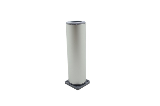 [RA.P15AL] PATA ALUMINIO REDONDA ANODIZADA BASE REGULABLE 150MM