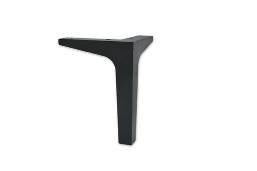 [AC.04] PATA ALUMINIO TIPO "L" 135mm NEGRO MATE EPOXI x1u.