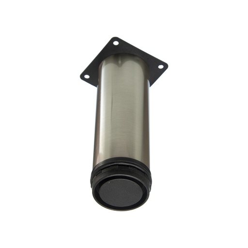 [BR.BRZ-6420-A] PATA CILINDRICA 20 CM REGULABLE INOX.