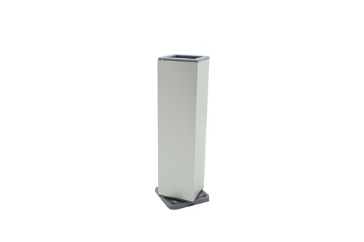 [RA.PC15AL] PATA CUADRADA 150mm ALUMINIO ANOD. 40X40 REGULABLE
