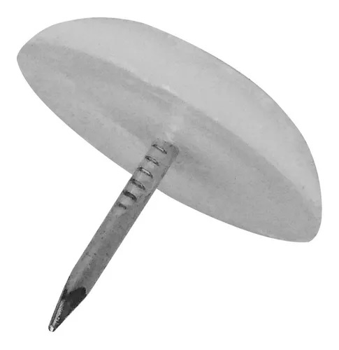 [BR.F-320] PATIN PVC BLANCO CON CLAVO SIMPLE 20mm x1u.
