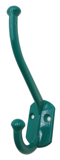 [AR.A45-VERDE] PERCHA CHICA DOBLE PINTADA VERDE x 1u.