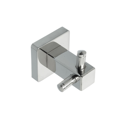 [BR.WC-201] PERCHA CUADRADA 2 GANCHOS