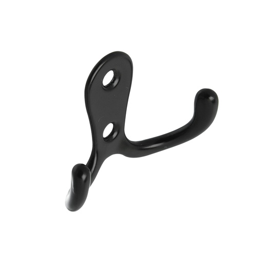 [BR.VA-03-N] PERCHA DOBLE HORIZONTAL NEGRA