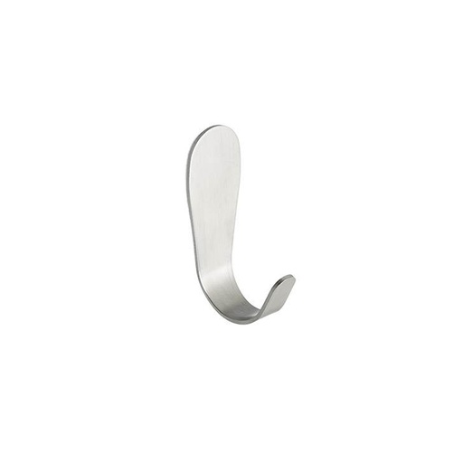 [BR.WC-210] PERCHA GRANDE AUTOADHESIVA ACERO INOXIDABLE 25x68x11mm