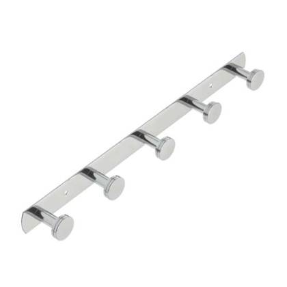 [BR.WC-216] PERCHERO 5 COLGADORES CON BASE CROMO